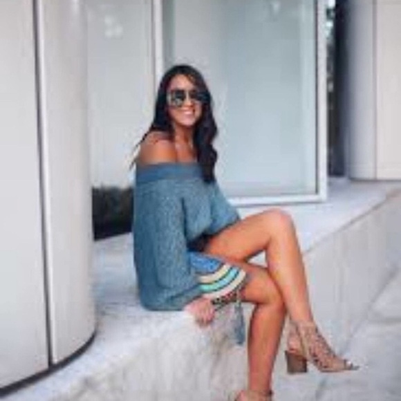 Free People Pandora Cropped Chunky Knit Sweater M - Picture 9 of 9